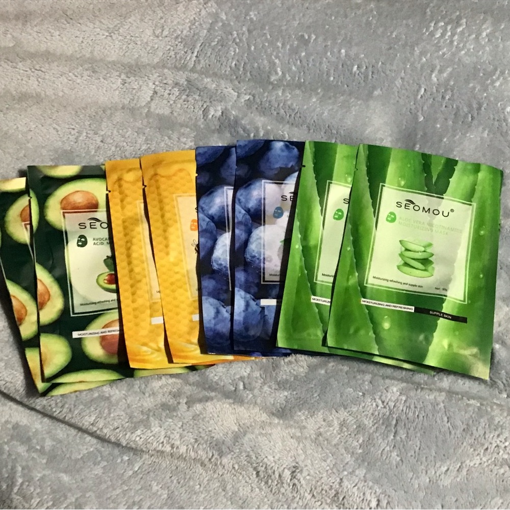 8 seomou 30g face mask new in pkg 4 different kinds